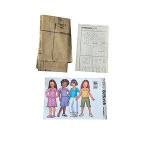 Butterick 6559 Girls Kids Sewing Pattern Size 6 7 8 Shrug Top Skirt Pants UNCUT